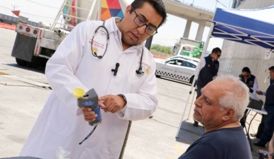 SICT refuerza seguridad con exámenes médicos a conductores en 29 puntos del país durante semana santa