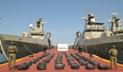 Marina decomisa 4.2 toneladas de cocaína en operativos frente a costas de Guerrero
