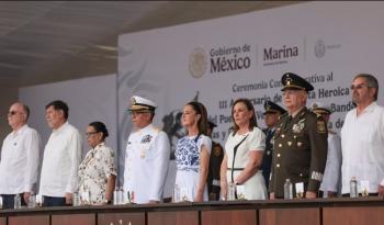 Sheinbaum reafirma soberanía de México en aniversario de la Gesta Heroica de Veracruz