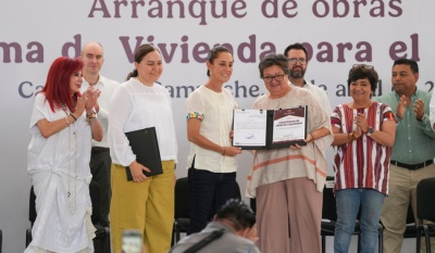 Arranca construcción de 26 mil viviendas del Programa de Vivienda para el Bienestar en Campeche