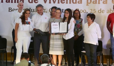 Arranca Programa de Vivienda para el Bienestar en Quintana Roo con meta de 22 mil viviendas