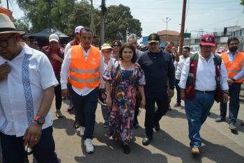 Clara Brugada garantiza vivienda digna para familias afectadas por incendio en Lindavista