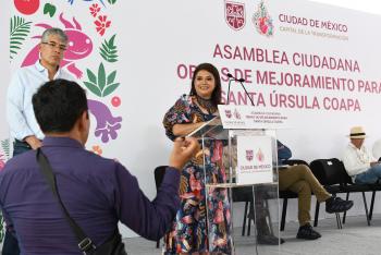 Clara Brugada presenta plan integral de mejoramiento urbano en Santa Úrsula Coapa rumbo al Mundial 2026