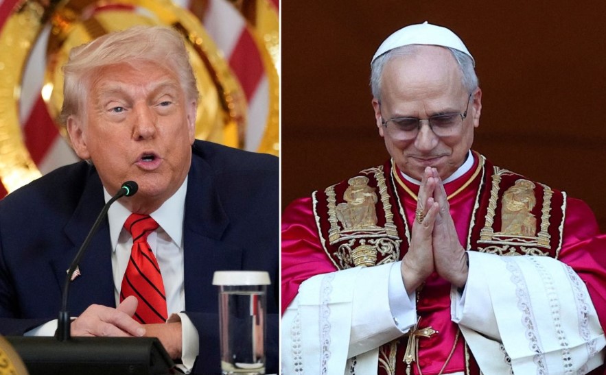Donald Trump felicita a León XIV, el primer papa estadounidense en la historia