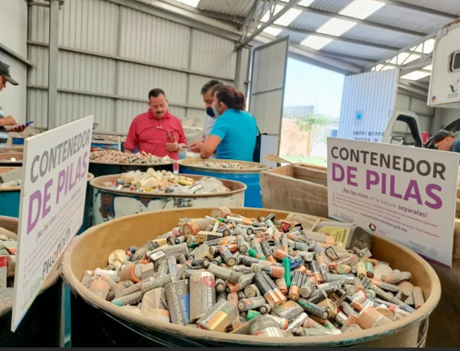 Programa Ponte Pilas impulsa reciclaje de baterías en la CDMX para recuperar metales reutilizables