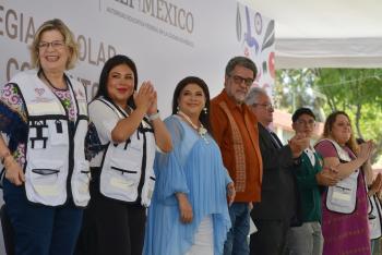 Clara Brugada lanza estrategia de salud mental en mil escuelas de CDMX con 'Vida Plena, Corazón Contento'