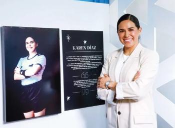 Karen Díaz honra a su madre como pilar de su éxito arbitral en el futbol mexicano