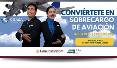 ASA lanza curso de formación para sobrecargos con certificación oficial de la AFAC