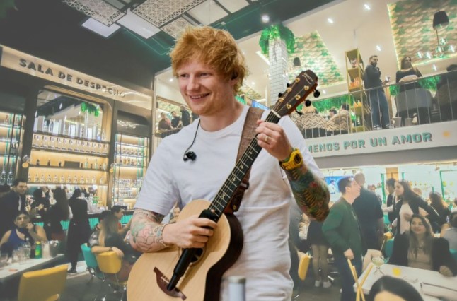 Ed Sheeran sorprende en CDMX comiendo tacos callejeros y cantando en Garibaldi