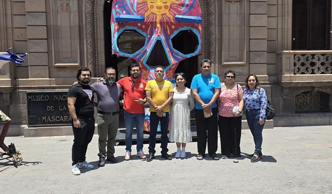 Mascareros de cinco estados donan obras al Museo Nacional de la Máscara en San Luis Potosí