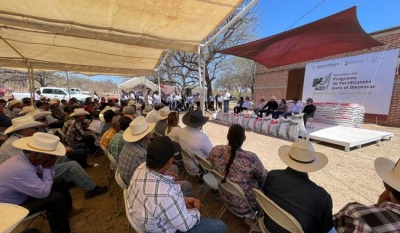 Arranca entrega de fertilizantes gratuitos a más de 5 mil productores en Sonora