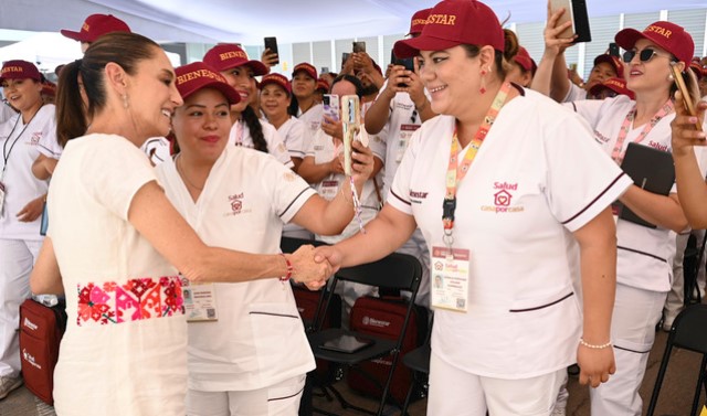 Claudia Sheinbaum impulsa el programa Salud Casa por Casa desde San Luis Potosí