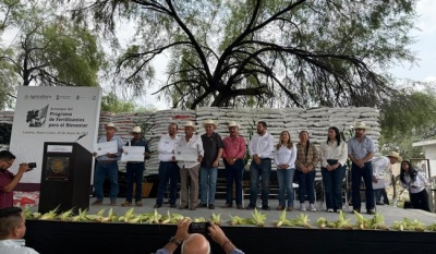 AGRICULTURA inicia entrega de fertilizantes gratuitos a más de 9 mil productores en Nuevo León