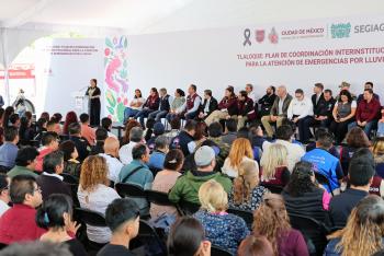 Ciudad de México despliega operativo con 6 mil brigadistas y 40 vehículos hidroneumáticos ante lluvias