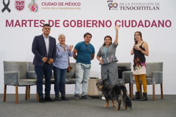 Clara Brugada escucha 428 peticiones ciudadanas en audiencia pública en el Monumento a la Revolución