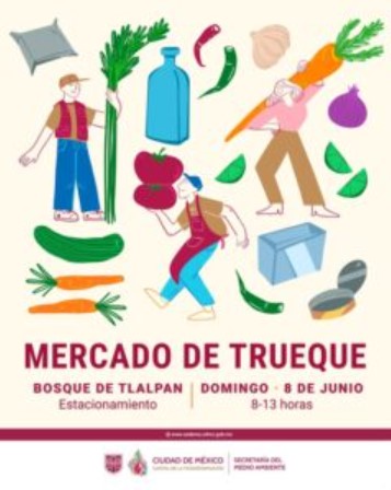 Mercado de Trueque regresa al Bosque de San Juan Aragón para fomentar reciclaje y cultura ambiental