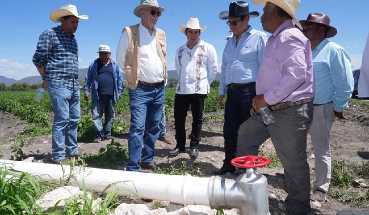 Productores de Hidalgo reducen 70% el uso de agua con tecnologías de riego apoyadas por Agricultura y Conagua