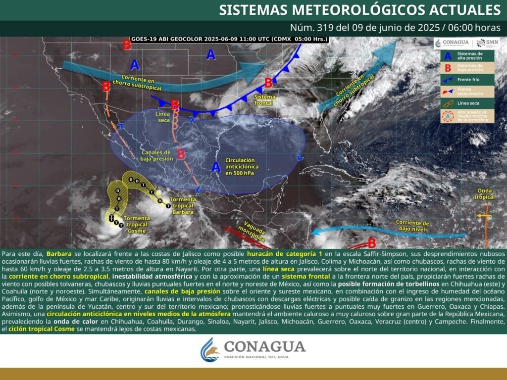 Oaxaca enfrenta clima extremo: calor bochornoso y tormentas eléctricas persisten
