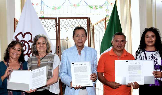 Firman INAH y Afrouniversidad histórico convenio para fortalecer cultura afromexicana en Oaxaca