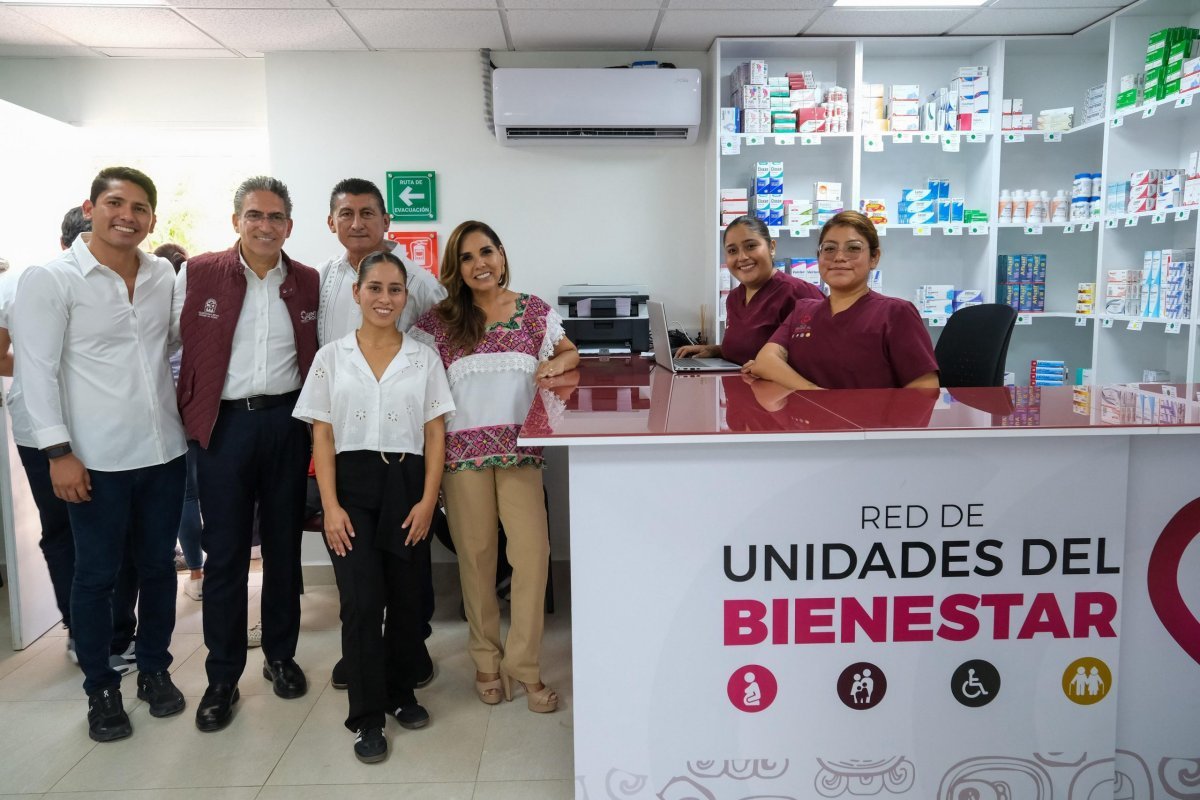 Mara Lezama constata servicios eficientes para la salud en la Unidad del Bienestar de Bacalar