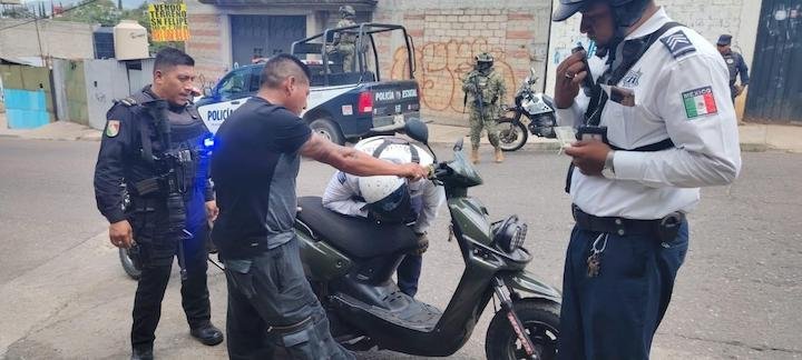 Oaxaca refuerza operativos viales para prevenir accidentes en motocicletas