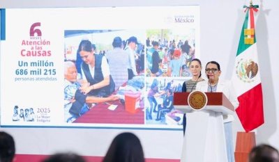 Más de 1.6 millones de atenciones en seis meses con estrategia de paz del Gobierno de México
