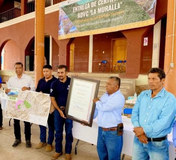 Oaxaca certifica Área Voluntaria de Conservación 'La Muralla': Un modelo de sustentabilidad comunitaria