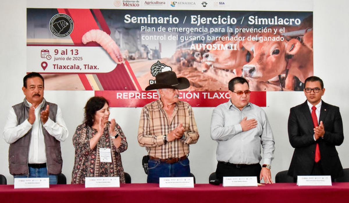 Capacitan en Tlaxcala a más de 100 veterinarios para prevenir el gusano barrenador del ganado
