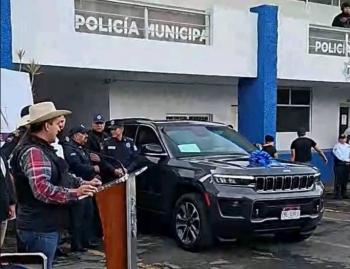 Uruapan refuerza seguridad pública con vehículos blindados por más de 3 millones de pesos