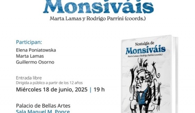 Presentan el libro 'Nostalgia de Monsiváis' en Bellas Artes a 15 años de su fallecimiento