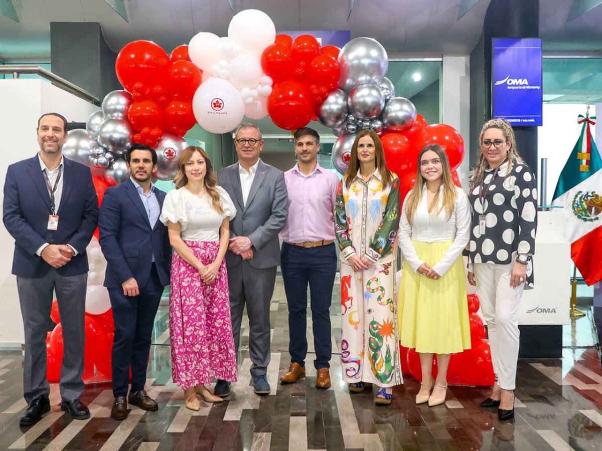 Nuevo León fortalece conectividad aérea con nueva ruta Monterrey-Toronto