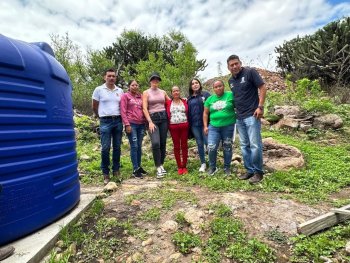 DIF Guanajuato instala sistemas de captación de agua de lluvia en comunidades rurales