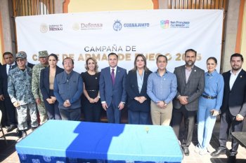 Guanajuato impulsa desarme voluntario con jornada en San Francisco del Rincón