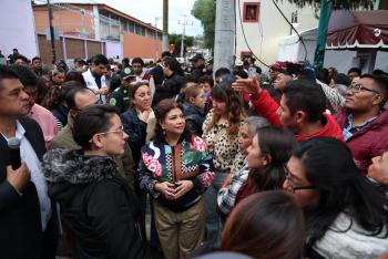 Clara Brugada transforma San Gregorio Atlapulco con luminarias, escuelas y nueva Utopía