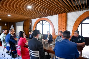 Gobernadora Tere Jiménez refuerza coordinación para la seguridad en Aguascalientes