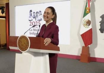 Reporteros sorprenden a Claudia Sheinbaum con Las Mañanitas en su cumpleaños 63