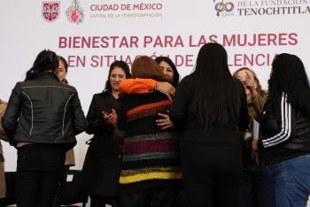 Clara Brugada impulsa autonomía con apoyo económico a mujeres víctimas de violencia