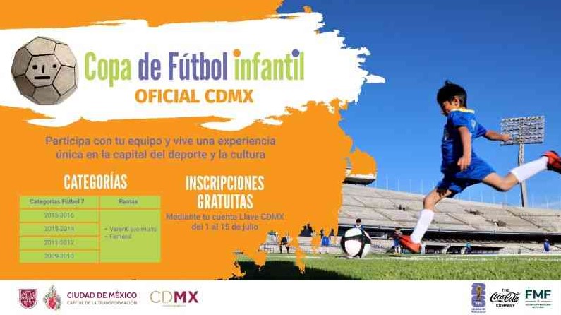 CDMX lanza Copa de Fútbol Infantil rumbo al Mundial 2026 con enfoque en inclusión y equidad