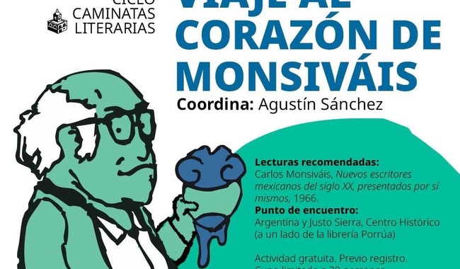 Viaje al corazón de Monsiváis: caminata literaria por el Centro Histórico