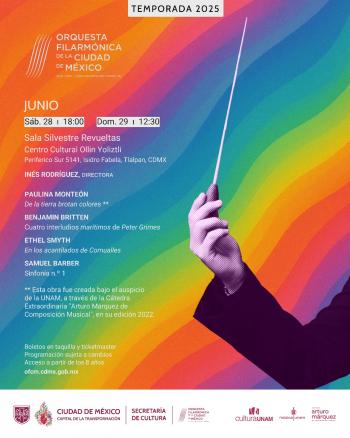 La Orquesta Filarmónica de CDMX celebra el Orgullo LGBTIQ+ con gala de compositoras y compositores diversos