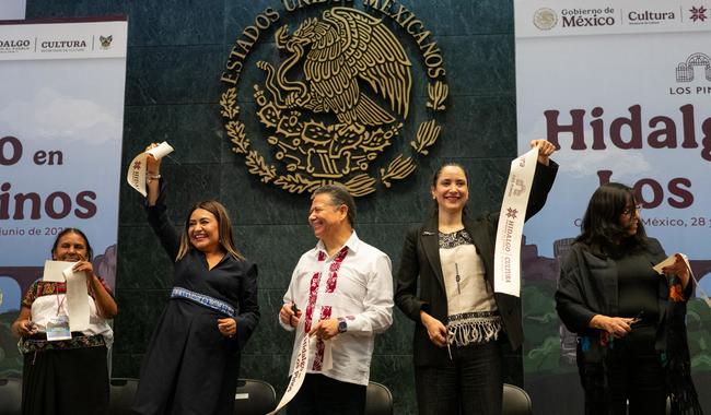 Hidalgo lleva su riqueza cultural y gastronómica al Complejo Cultural Los Pinos