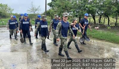 Plan Marina activo en Veracruz y Tamaulipas tras paso de la tormenta Barry