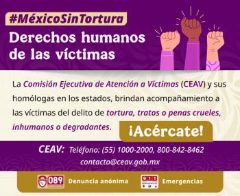 CDMX fortalece políticas contra la tortura y es reconocida como referente nacional