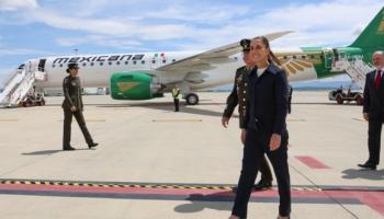 Mexicana de Aviación recibe su primer Embraer E195-E2 con respaldo de Claudia Sheinbaum