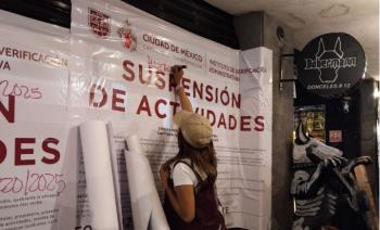 CDMX suspende 11 puntos de venta de alcohol irregulares y clausura 4 establecimientos