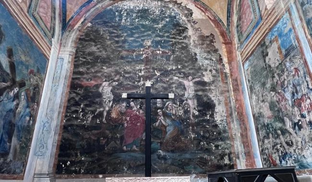 Restaurarán murales del Santuario de Guadalupe en Real de Catorce con apoyo del FOREMOBA 2025