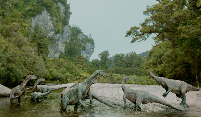 Dinosaurios de la Antártida llega al Domo IMAX del Cecut con un viaje al pasado prehistórico