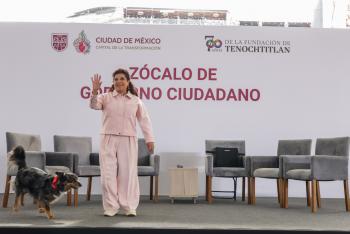Instalan Mesa de Atención contra el Despojo en jornada del Zócalo de Gobierno Ciudadano