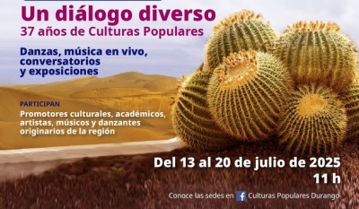 La Comarca Lagunera celebra 37 años de culturas populares con danzas, música y conversatorios