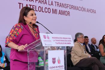 Clara Brugada lanza plan integral para rehabilitar Tlatelolco con inversión de 1,300 mdp